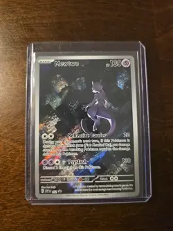 Pokemon TCG Mewtwo SVP 052 Scarlet Violet 151 Black Star Promo - Image 1