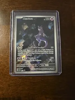 Pokemon TCG Mewtwo SVP 052 Scarlet Violet 151 Black Star Promo - Image 3