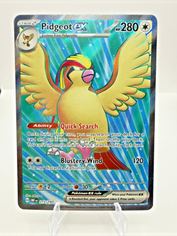 Pokemon TCG - Pidgeot ex - Obsidian Flames 217/197 Ultra Rare Full Art Holo - Image 1