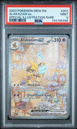 Alakazam Ex 201/165 Pokemon Scarlet & Violet 151 PSA 9 - Image 1