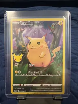 Red Cheeks Pikachu Full Art 2020 Celebrations Pokemon TCG 005/025 - Image 1