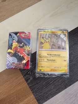 Destined Rivals Half Booster Box 18 Packs Brand New & Sealed + Pikachu Promo ✅ - Image 3