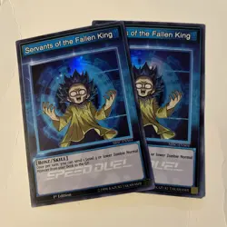Yugioh Servants of the Fallen King X2 SBSC-ENS04 Speed Duel Super Rare 1st Ed NM - Image 3