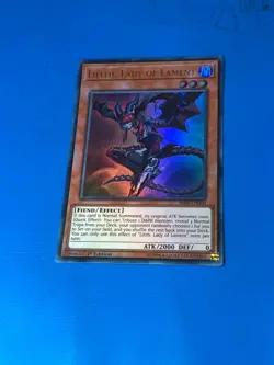 YUGIOH Ultra Rare Lilith, Lady Of Lament SR06-EN000 1st Edition - Image 1