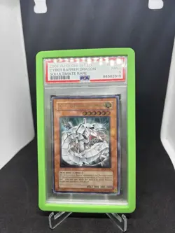 PSA 9 MINT Cyber Barrier Dragon SOI-EN006 Ultimate Rare 1st Edition *2819 Yugioh - Image 1