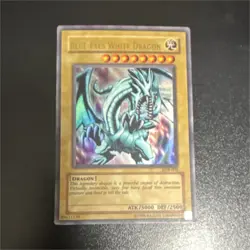 Konami Yu-Gi-Oh! TCG Blue-Eyes White Dragon LOB-EN001 Ultra Rare Holo Unlimited - Image 1