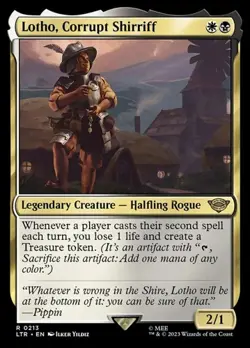 Lotho, Corrupt Shirriff LTR LP MTG - Image 1