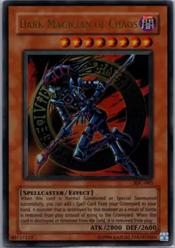 Dark Magician of Chaos Ultra Rare Invasion of Chaos IOC-065 LP - Image 1