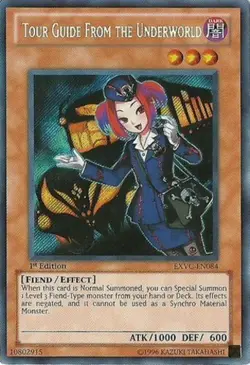 Tour Guide From the Underworld - EXVC-EN084 - Secret Rare - 1st Edition x1 - Lig - Image 1