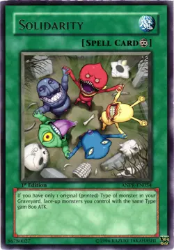 Yugioh Solidarity ANPR-EN054 Rare 1st Edition VLP - Image 1