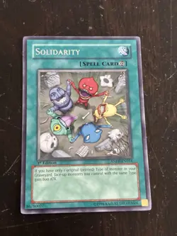 Yugioh! LP Solidarity - ANPR-EN054 - Rare - 1st Edition Lightly Played - Image 1