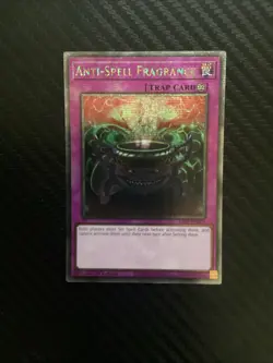 Yu-Gi-Oh! Anti-Spell Fragrance RA02-EN076 Quarter Century Secret Rare 1st Ed NM - Image 1
