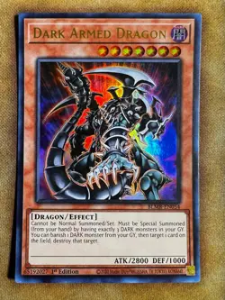 Yugioh Dark Armed Dragon BLMR-EN054 Ultra Rare 1st Ed NM - Image 1