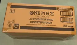 One Piece Card Game OP-11 A Fist Of Divine Speed Booster Box Case Sealed - Image 4