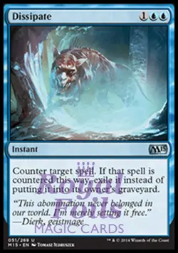 Dissipate 2x FOIL MTG M15 Core Set Uncommon MINT blue - Image 1