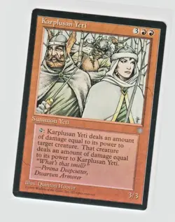 Magic the Gathering ~ MTG ~ 1x Karplusan Yeti ~ ICE AGE ~ M/NM - Image 1