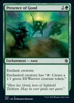Presence of Gond - Light Play MTG Jumpstart - Image 1