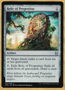 Relic of Progenitus (Eternal Masters, Uncommon, English), 2016) NM MTG - Image 1