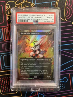 Baylen, the Haymaker Borderless Raised Foil PSA 10 GEM MINT!!! MTG - Image 3