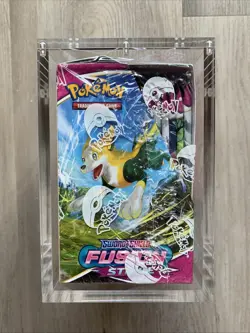 Pokemon TCG SWSH Fusion Strike Booster Box 36 Packs In Acrylic Case New Sealed - Image 2
