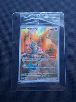 Mimikyu SVP 075 - Pokemon Paldean Fates ETB Promo - Sealed - Image 1