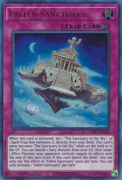 GFP2-EN014 Fallen Sanctuary 1st Edition Ultra Rare Near Mint YuGiOh TCG - Image 1