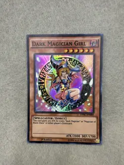 Yugioh! LP Dark Magician Girl - DPBC-EN009 - Super Rare - 1st Edition Lightly Pl - Image 2