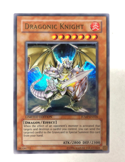 Yugioh Dragonic Knight JUMP-EN026 Ultra Rare Limited Edition EX - Image 1