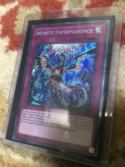 Yugioh 3x Infinite Impermanence - FLOD - Secret Rare - Moderately Played - Image 2