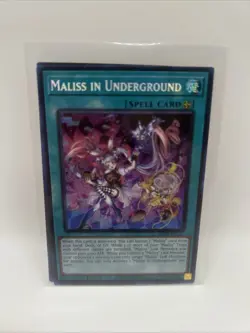 YUGIOH x1 MP25-EN127 MALISS IN UNDERGROUND - SECRET RARE 1st EDITION - Image 1