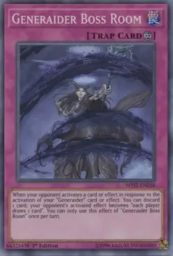 MYFI-EN038 Generaider Boss Room Super Rare 1st Edition Near Mint YuGiOh TCG - Image 1