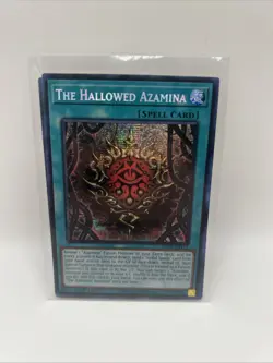 YUGIOH x1 MP25-EN112 THE HALLOWED AZAMINA - SECRET RARE 1st EDITION - Image 1