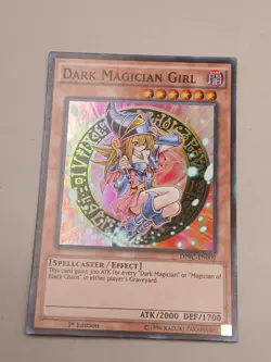 Dark Magician Girl NM Super Rare 1st Edition DPBC-EN009 Yugioh - Image 2