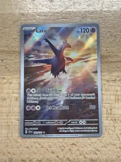 Latios Pokemon TCG Surging Sparks Illustration Rare 203/191 NM - Image 1