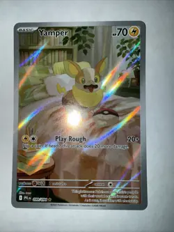 Yamper 099/094 NM/M Illustration Rare Phantasmal Flames PFL Pokemon TCG - Image 1