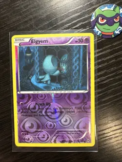 Pokemon TCG Elgyem 73/162 XY Breakthrough Reverse Holo 2015 - Image 1