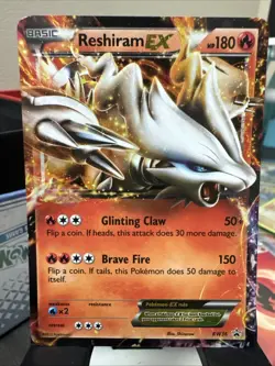 Reshiram EX BW36 COSMOS HOLO Black and White Promo Pokemon Card - Image 1