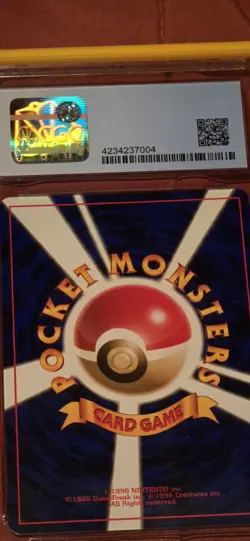 (POP 13) CGC 10 PRISTINE 1997 Dark Gloom Japanese Rocket Gang #044 Pokemon Card - Image 5