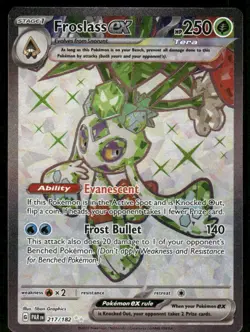 Pokemon Cards Froslass ex 217/182 Paradox Rift Ultra Rare NM - Image 1