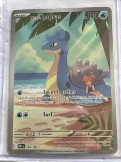 Pokemon - Misty's Lapras - 194/182 Destined Rivals - Illustration Rare - NM - Image 1