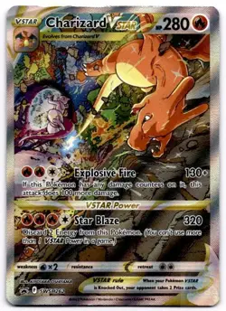 Charizard VSTAR SWSH262 Holo Promo Sword & Shield Promo Pokemon MP - Image 1