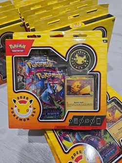 12x Pokemon TCG Pokemon Day 2026 Collection Box Pikachu Promo Phantasmal Flames - Image 1