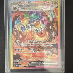 Pokemon Flareon ex Special Illustration Rare 146/131 Prismatic Evolutions Holo … - Image 1