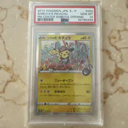 2019 Pokemon Center Shibuya Opening JPN S-P Shibuya's Pikachu PSA 10 Gem Mint - Image 1