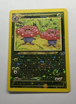 Vileplume - Swirl - Reverse Holo - 17/18 Southern Islands - Pokemon TCG - 2001 - Image 4