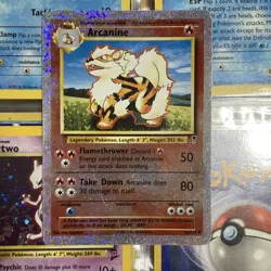 Pokemon Arcanine Legendary Collection 36/110 Reverse Holo Uncommon 100 HP - Image 3