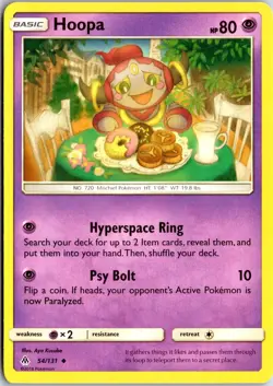 Hoopa 54/131 UC Forbidden Light Pokemon NM/M - Image 1