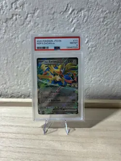 2025 Pokemon JTG EN Hop’s Zacian Ex #111 PSA 8 - Image 1