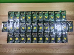 Lot Of 32 Pokemon TCG Celebrations 25th Anniversary Booster Packs EMPTY NO CARDS - Image 1