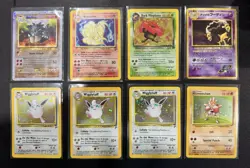 Pokemon TCG Vintage Holo Lot - 8 Holo Cards - Image 1
